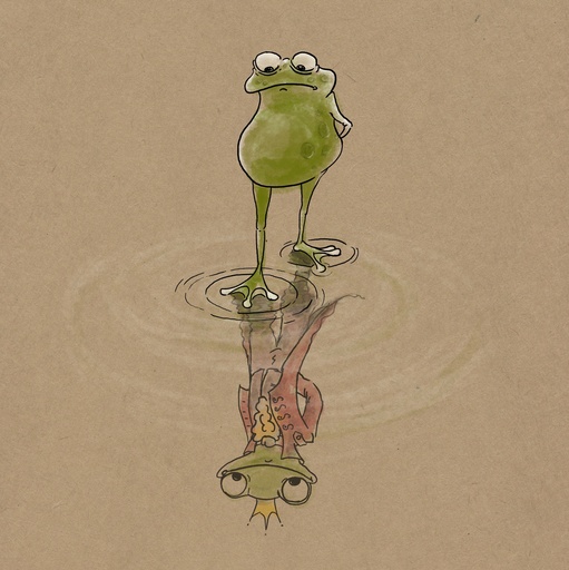 Reflet- Crapaud